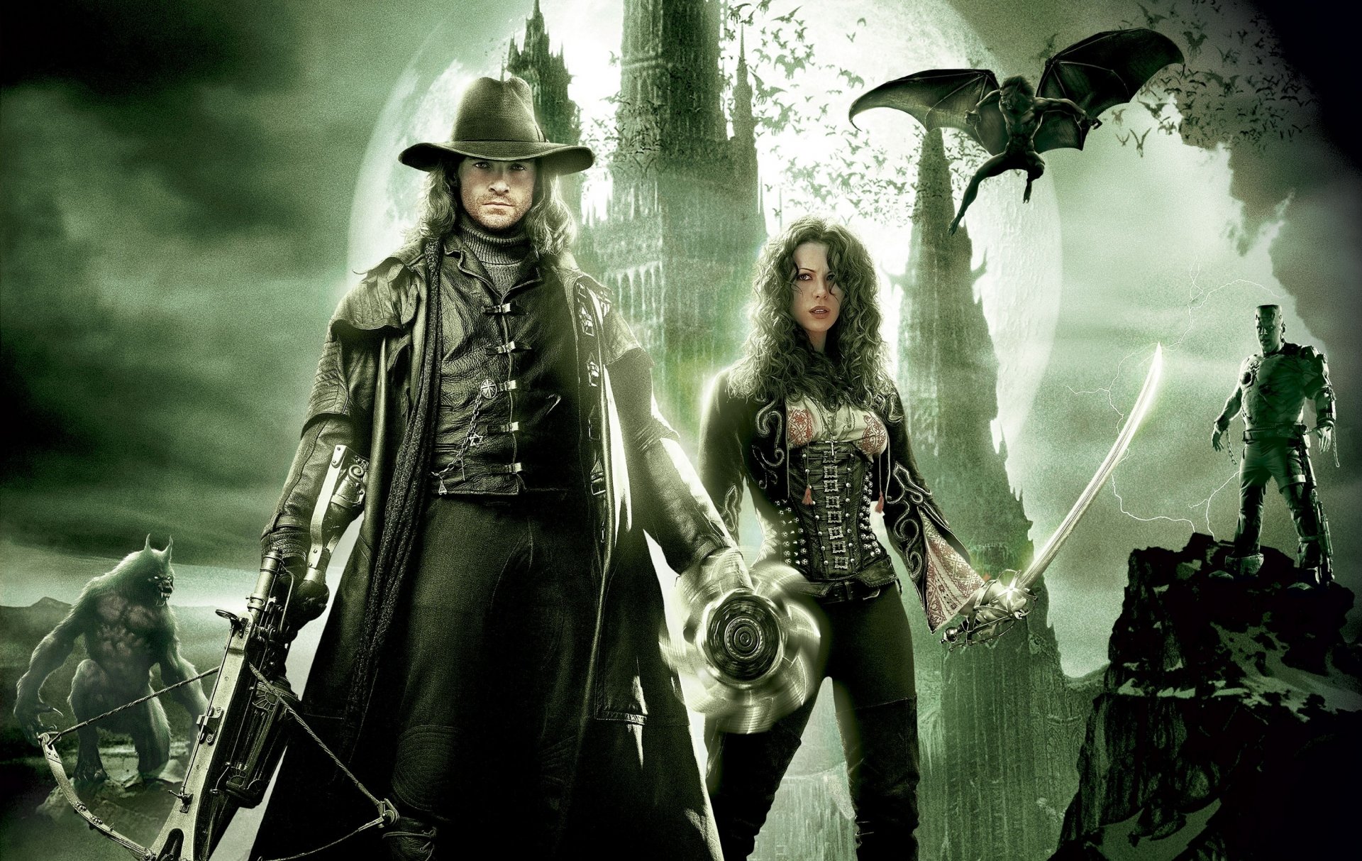 van helsing hugh jackman kate beckinsale wilkołak potwór frankensteina