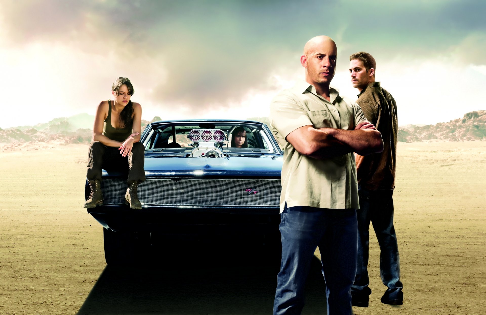 fast and furious 4 schnell und wütend vin diesel paul walker michelle rodriguez jordana brewster ausweichen ladegerät rt lufteinlass