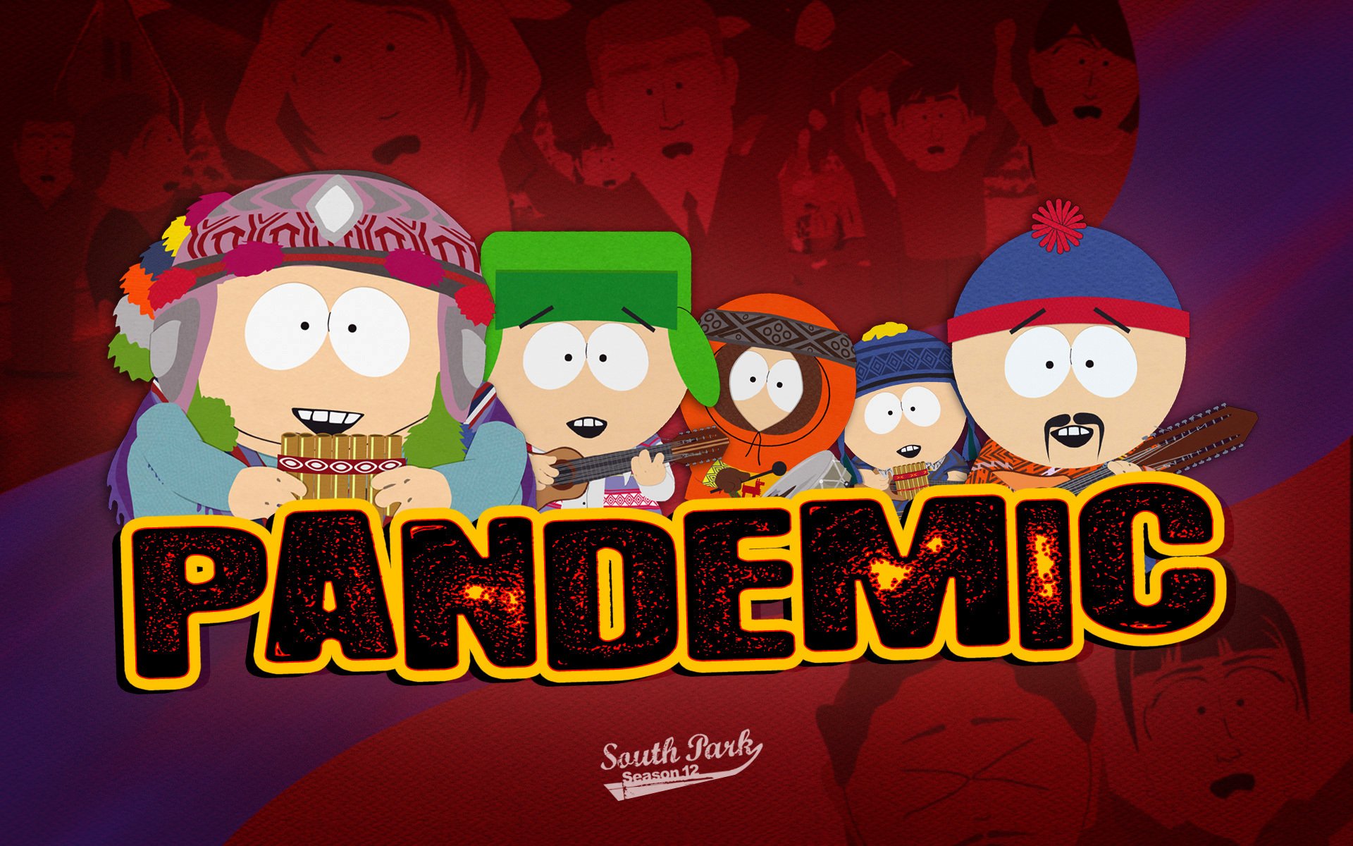 outh park cartoon pandemic