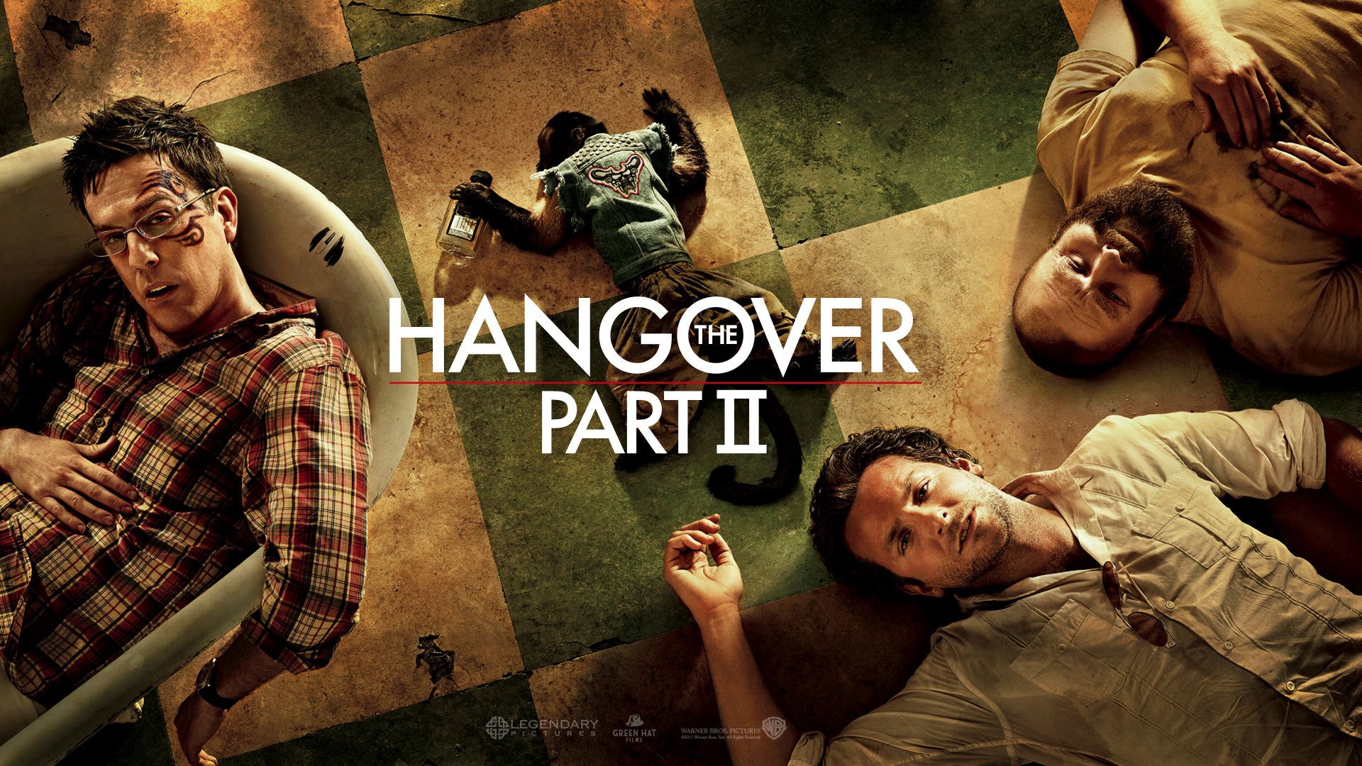 the hangover part 2 bachelor party 2 : from vegas to bangkok bradley cooper ed helms zach galifianakis monkey