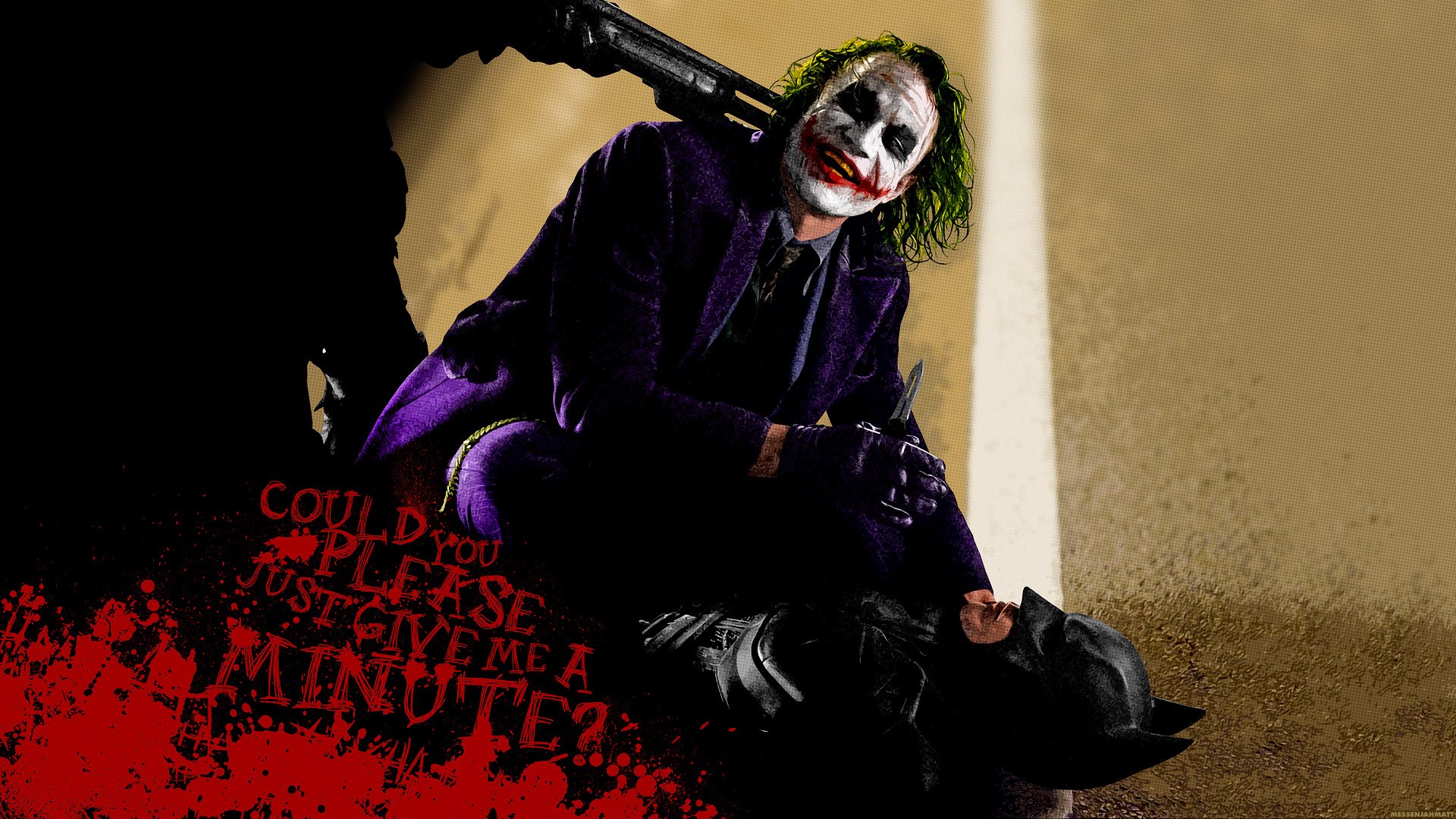 dunkler ritter joker batman