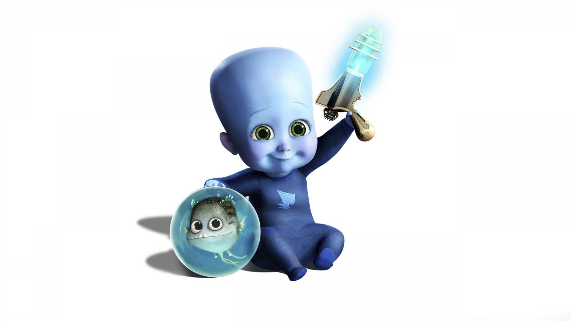 megamind enfant poisson blaster bleu