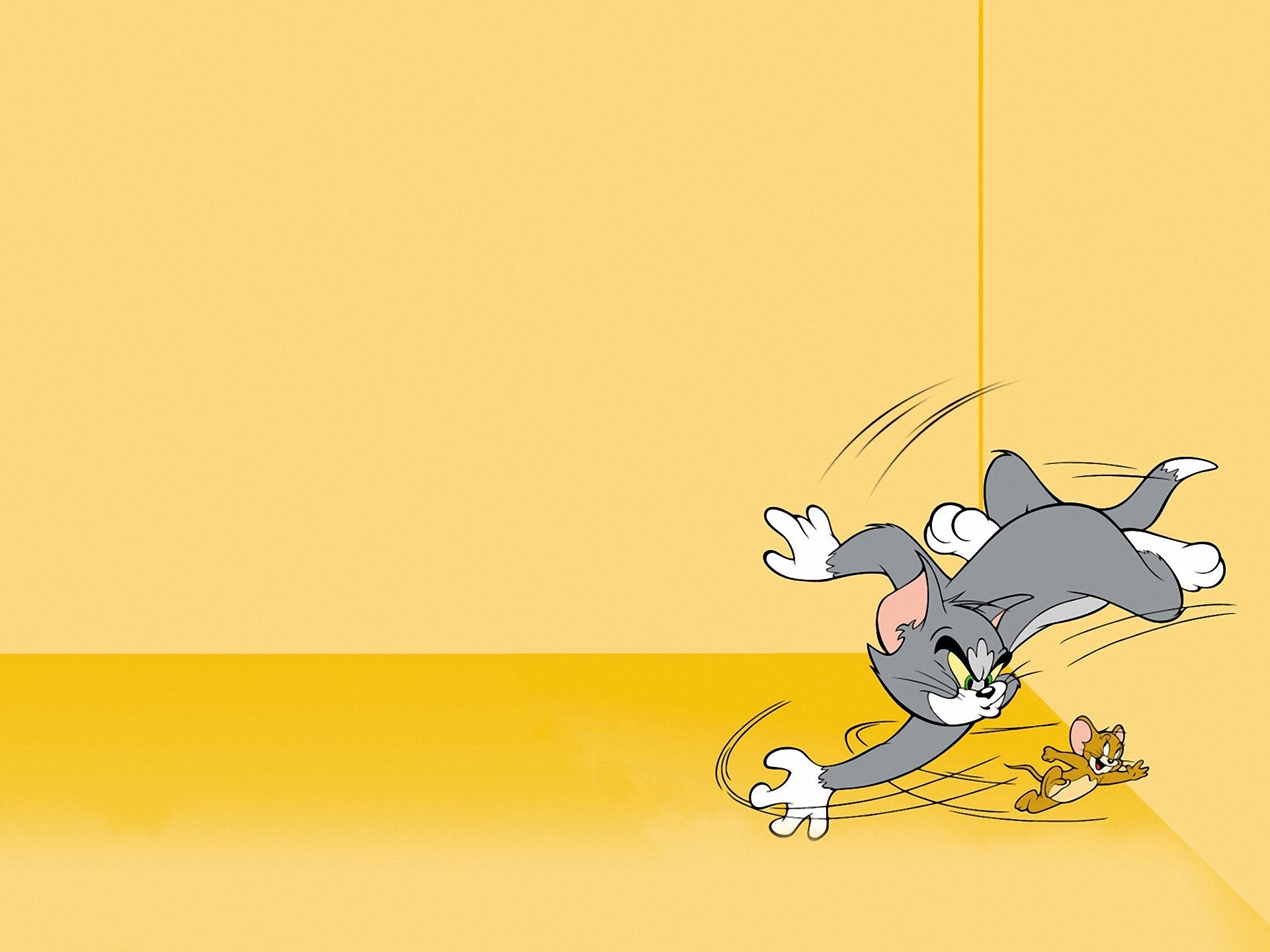 tom und jerry katze maus jagd wut lachen furchterregenden blick tapete karikatur maus