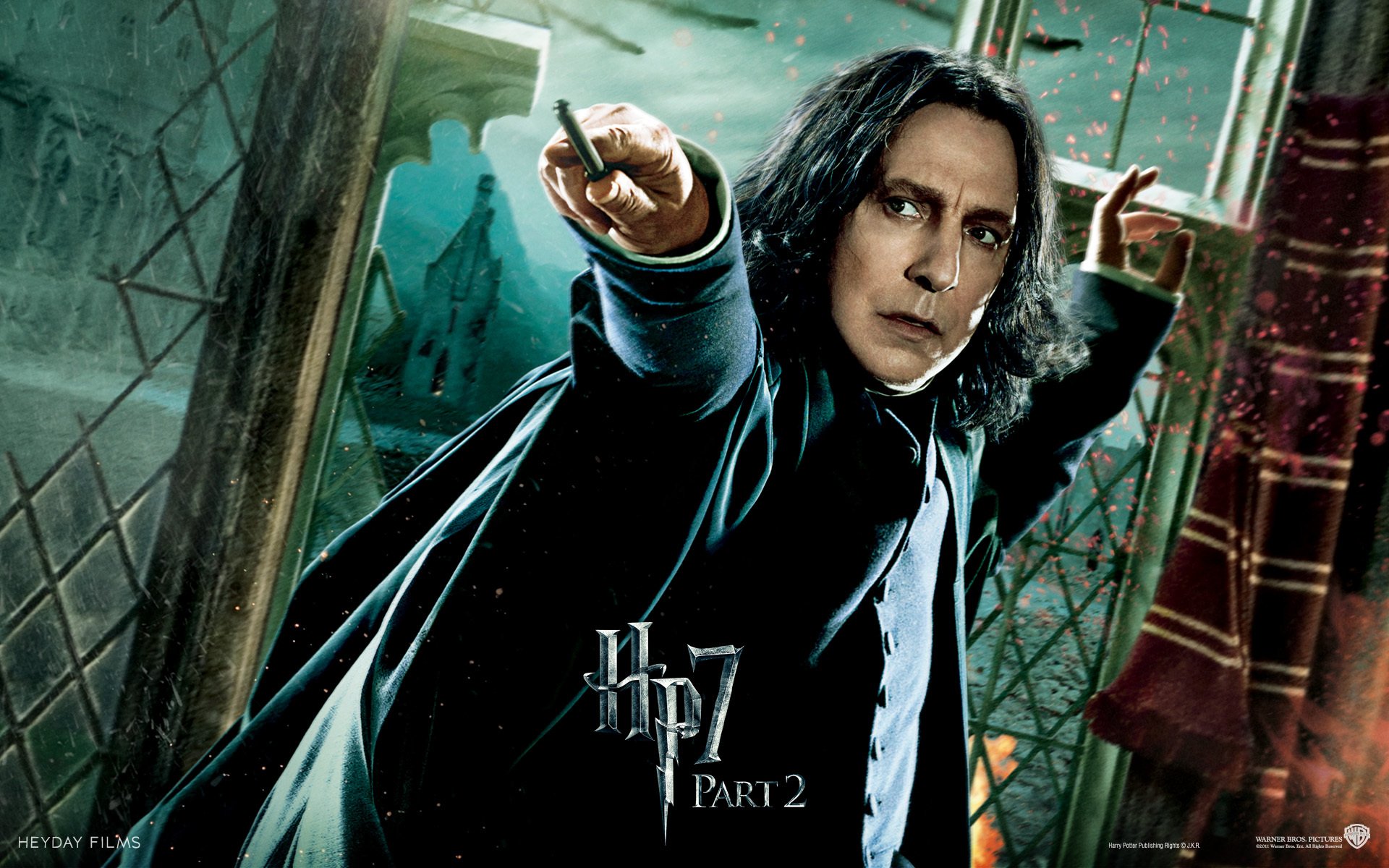 harry potter 7 harry potter e i doni della morte parte 2 7 cv alan rickman hogwarts severus snape professore insegnante