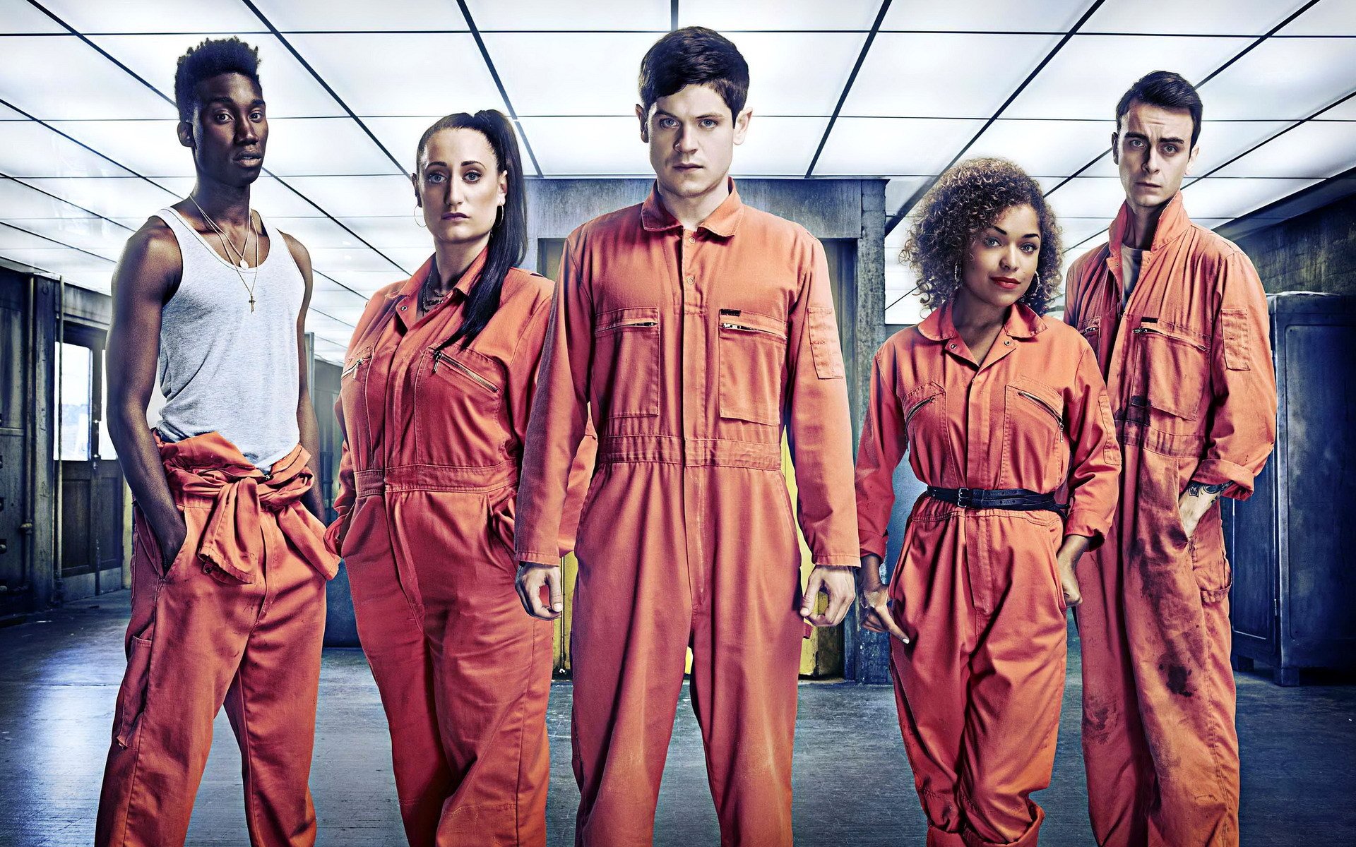 misfits feccia serie tv stagione 3 joseph gilgan nathan stewart-jarrett antonia thomas lauren socha ivan rheon