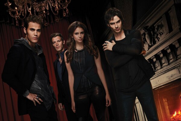 Damon Elena Klaus Stefan the Vampire Diaries