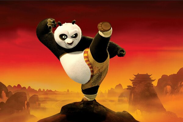 Kung Fu Panda en rack