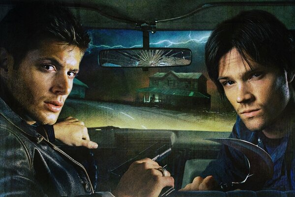 Sam and Dean Winchester from the TV series Supernatural