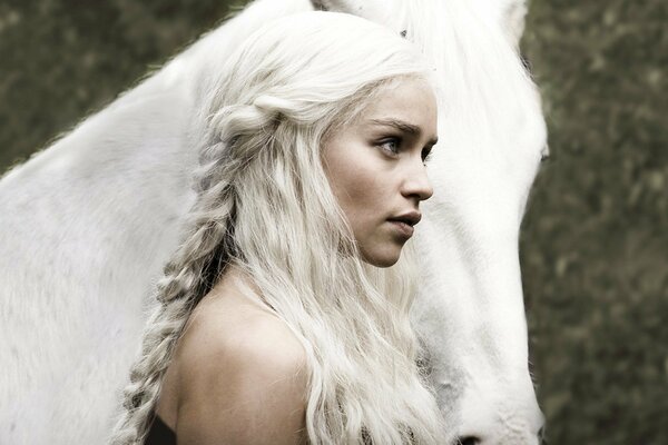 Die Heldin des Films game of Thrones, Emilia clarke