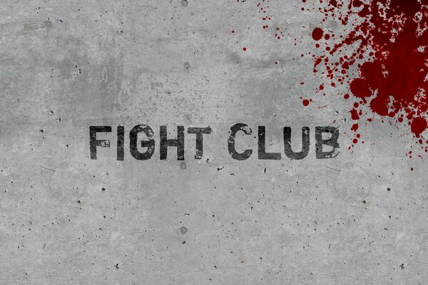 Cartel de la película minimalista Fight Club