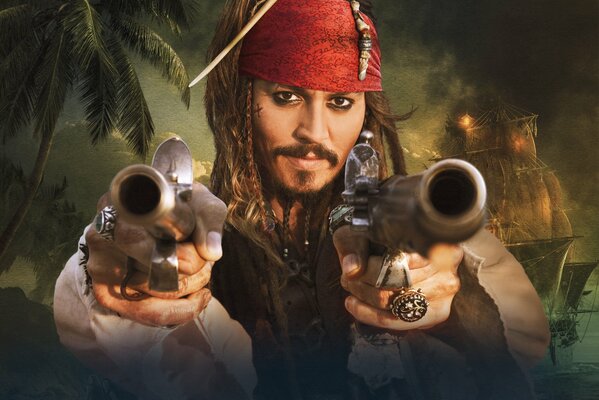 Jack de piratas del Caribe