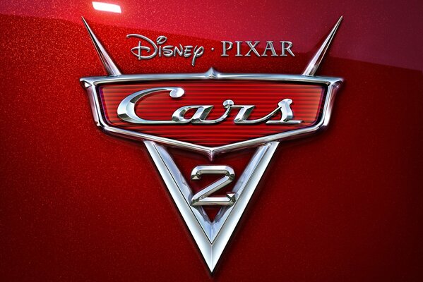 Disney Cars due emblema rosso