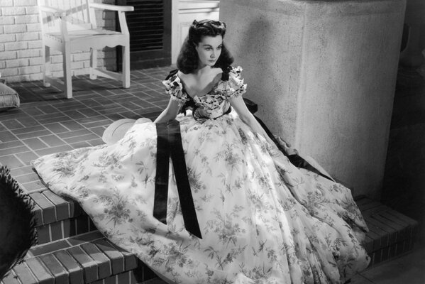 Vivien Leigh as Scarlett O Hara from the movie Gone with the Wind 