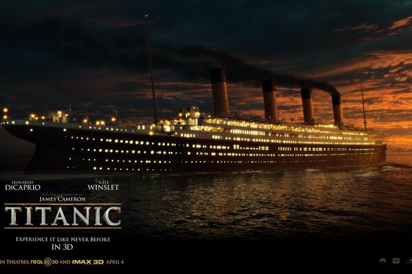 Poster per il film drammatico Titanic 