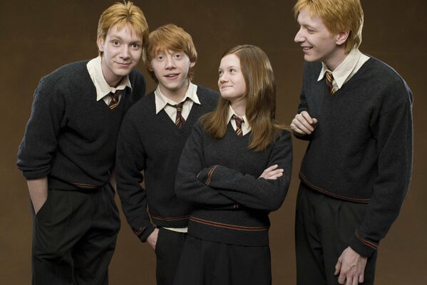 Die Harry-Potter-Familie Weasley