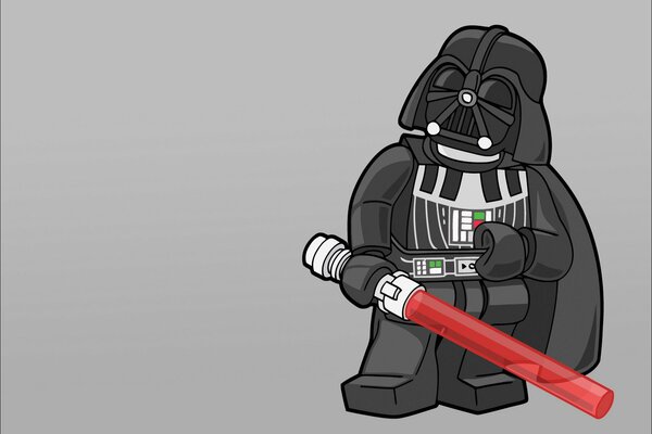 Dari vader aus Star Wars in Form von Lego