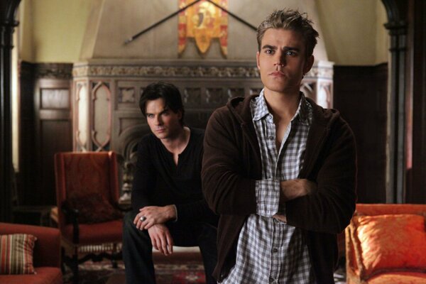 Die Hauptfiguren aus dem Film The Vampire Diaries