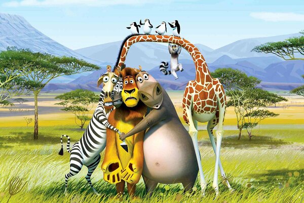 Favorite cartoon characters Madagascar 