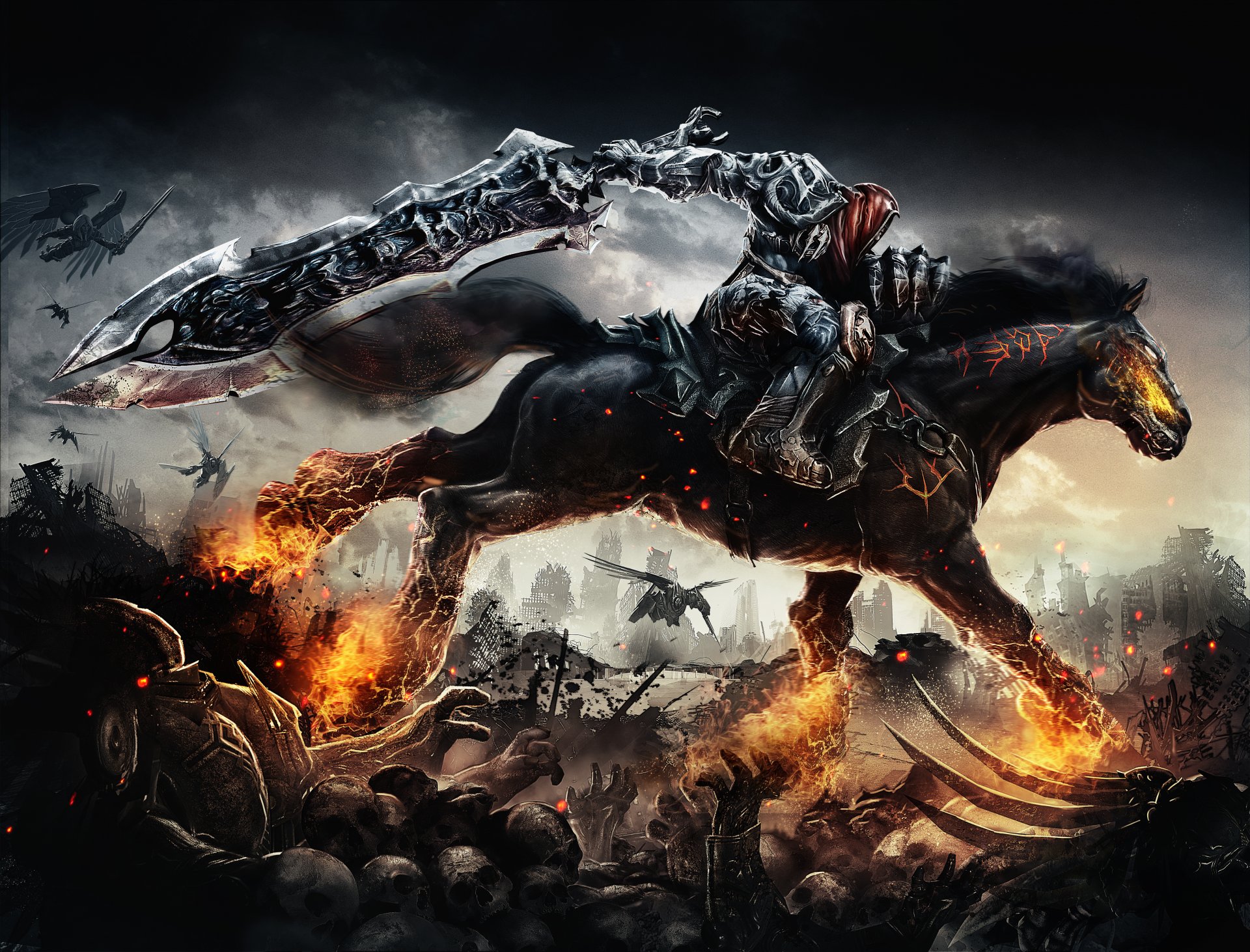 darksiders jinete caballo