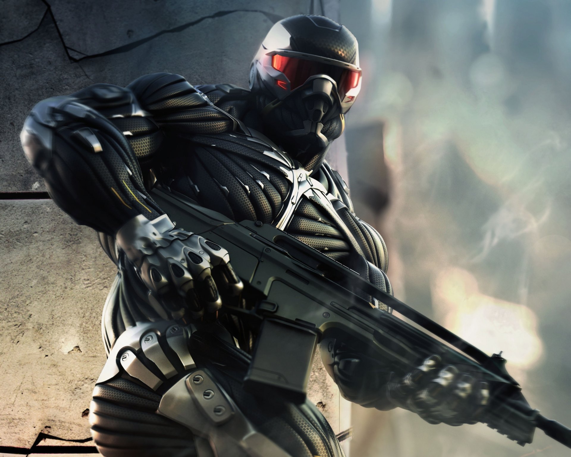 crysis nano anzug mann waffe macht