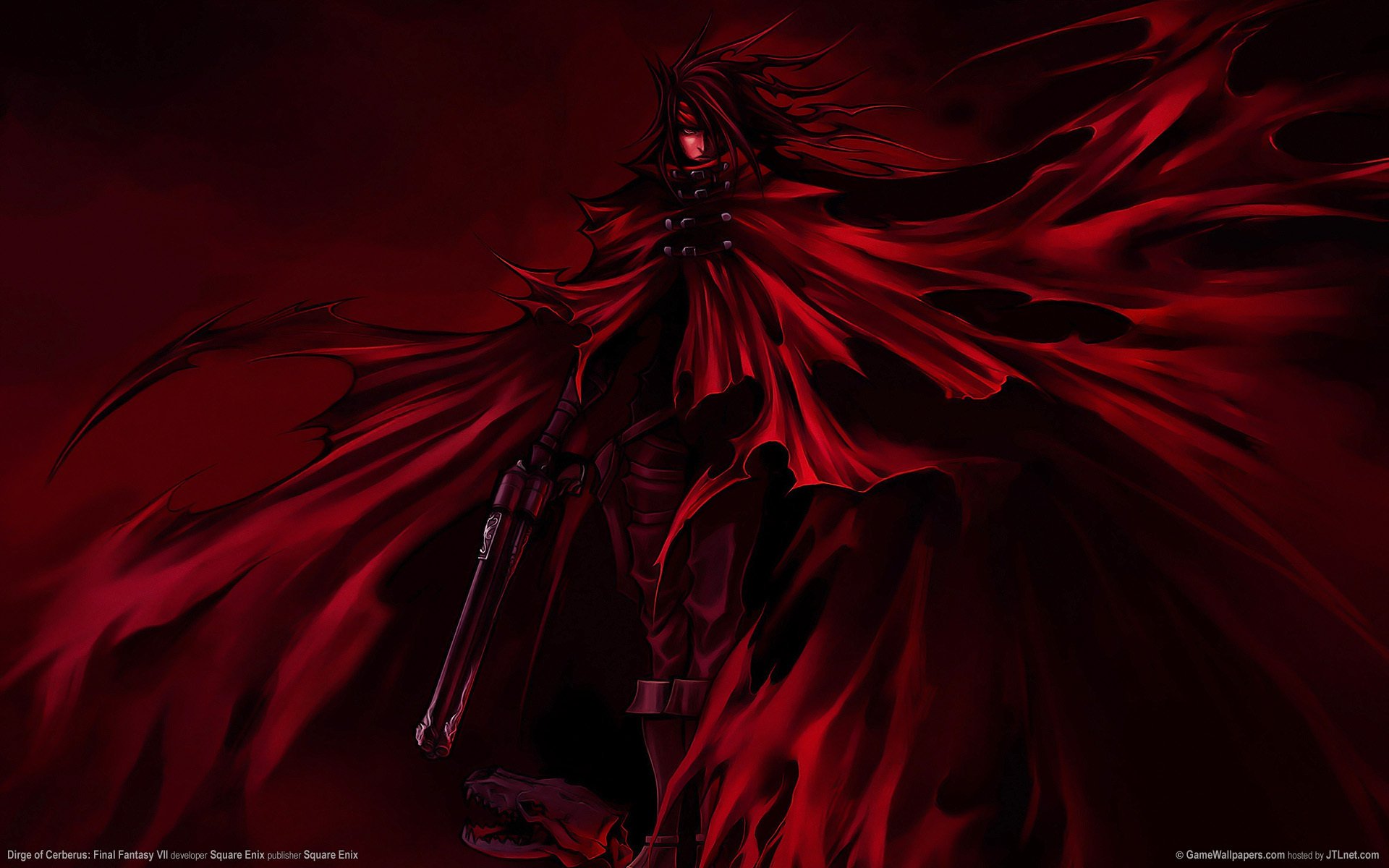 service commémoratif cerberus final fantasy 7 vincent valentine final fantasy arme manteau