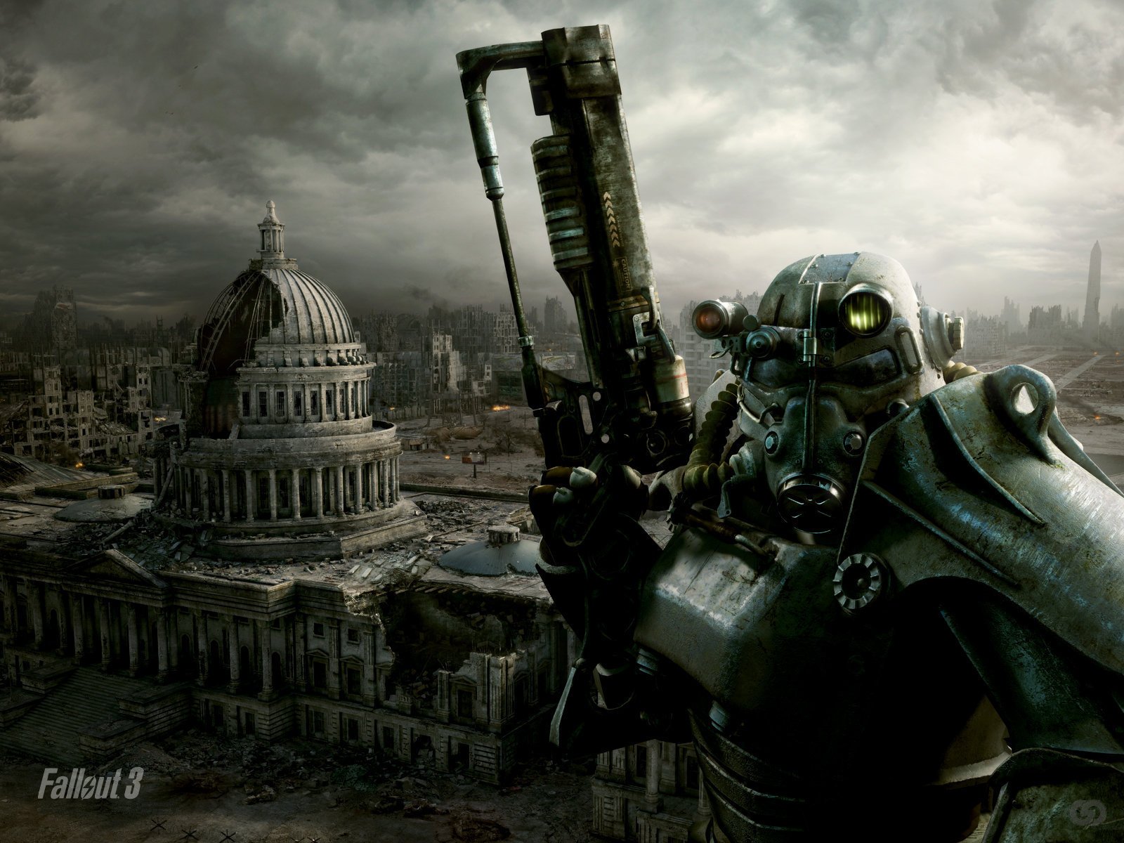 fallout 3 miasto ruiny