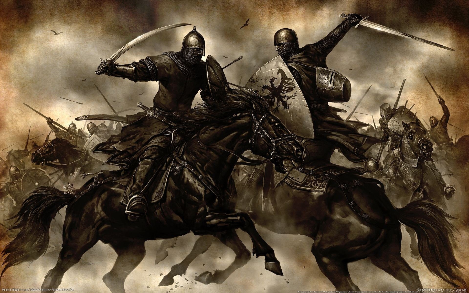 mount&blade quest swords knight