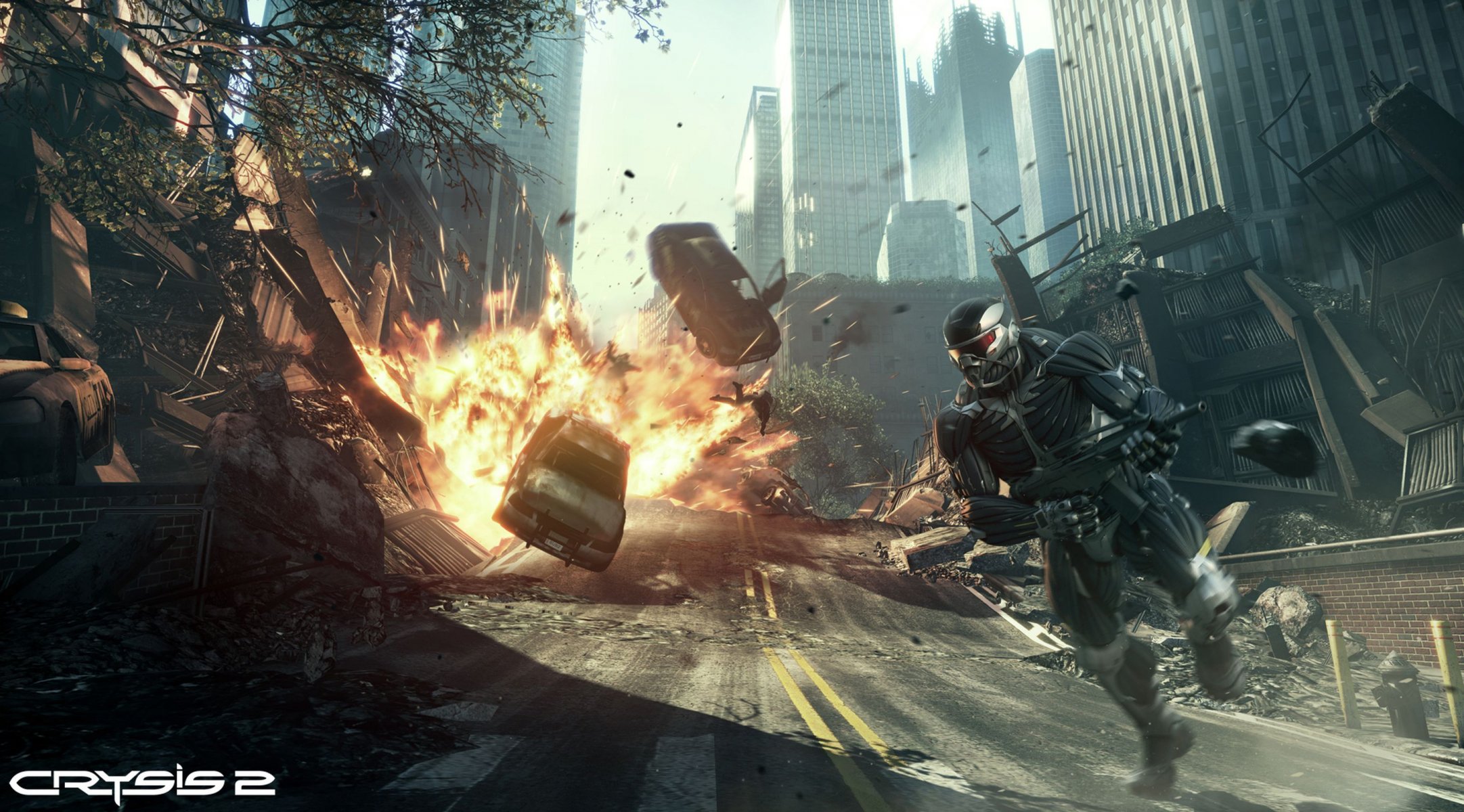 nanosuit fighter weapon crysis 2 explosion