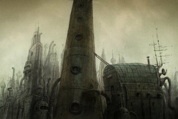 La ciudad oscura de machinarium