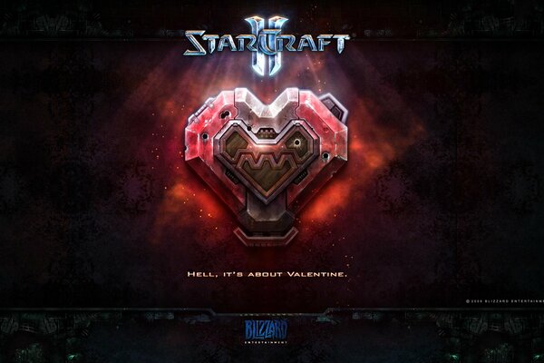 Screensaver from the game starcraft on the desktop