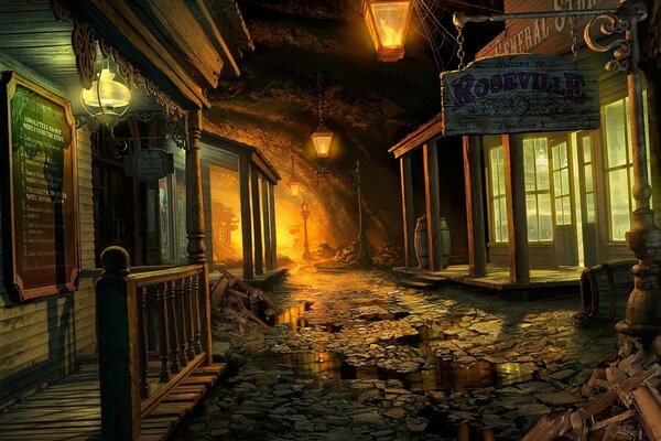 Cornice della strada dal gioco Mystery case files