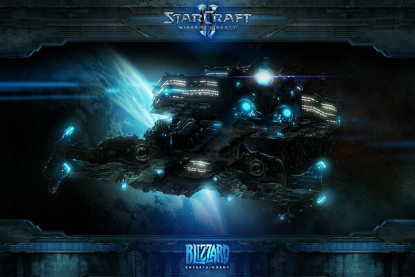 Croiseur spatial terran du jeu StarCraft