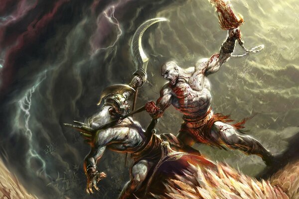 Download-Bildschirm des Spiels God of War