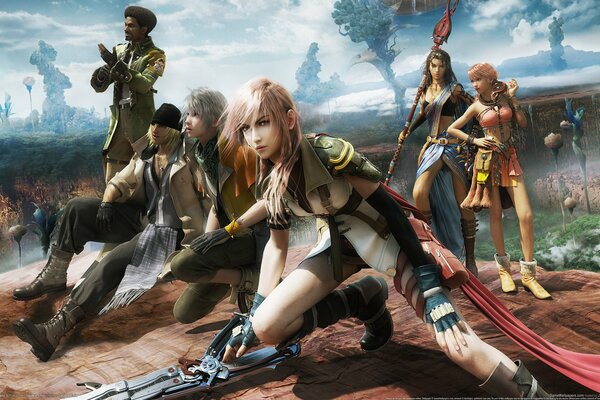 Final Fantasy Rollenspiel Bildschirmschoner