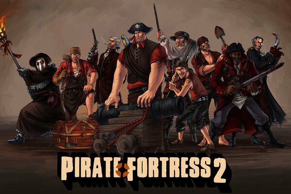 Mise à jour des pirates dans Tim Fortress 2