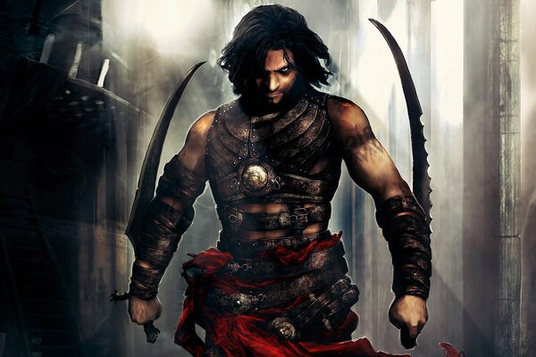 Héros guerrier du jeu Prince of Persia