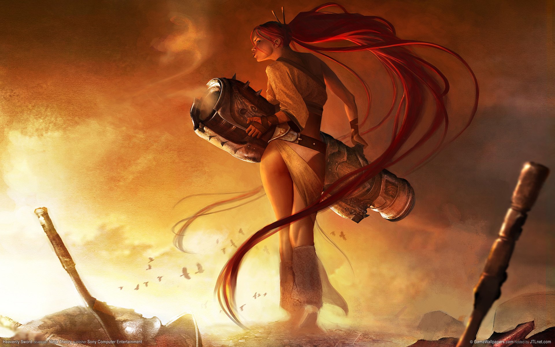 heavenly sword girl warrior