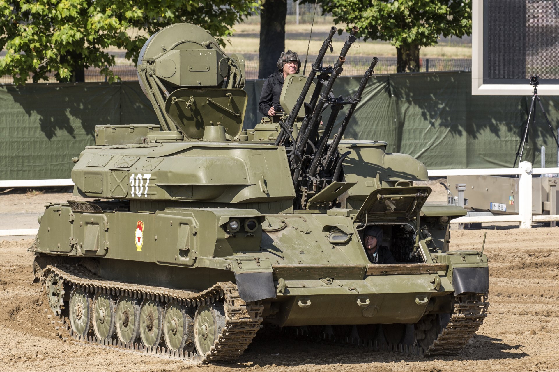 zsu-23-4 shilka soviet zenith self-propelled unit