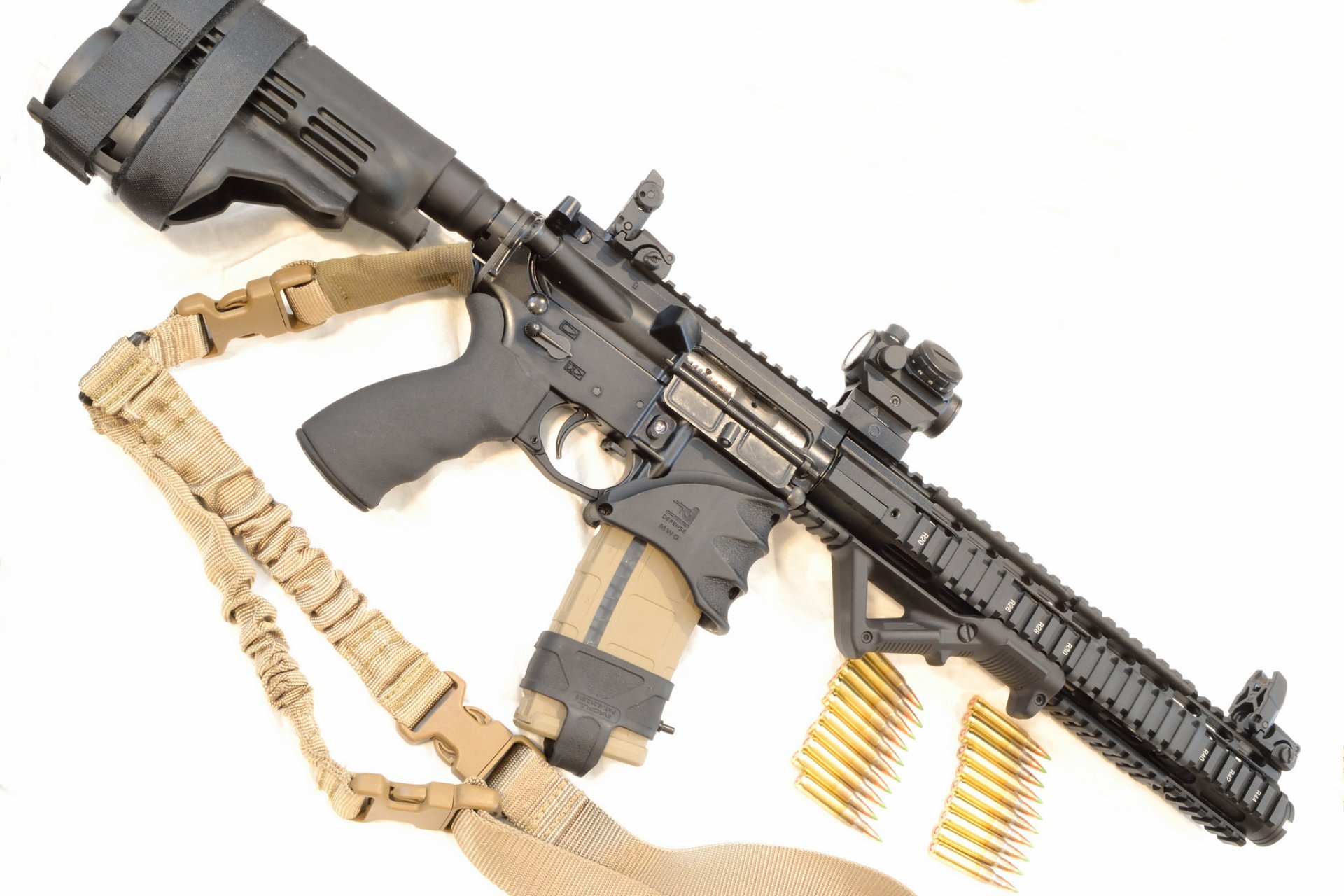 magpul rifle de asalto arma cinturón