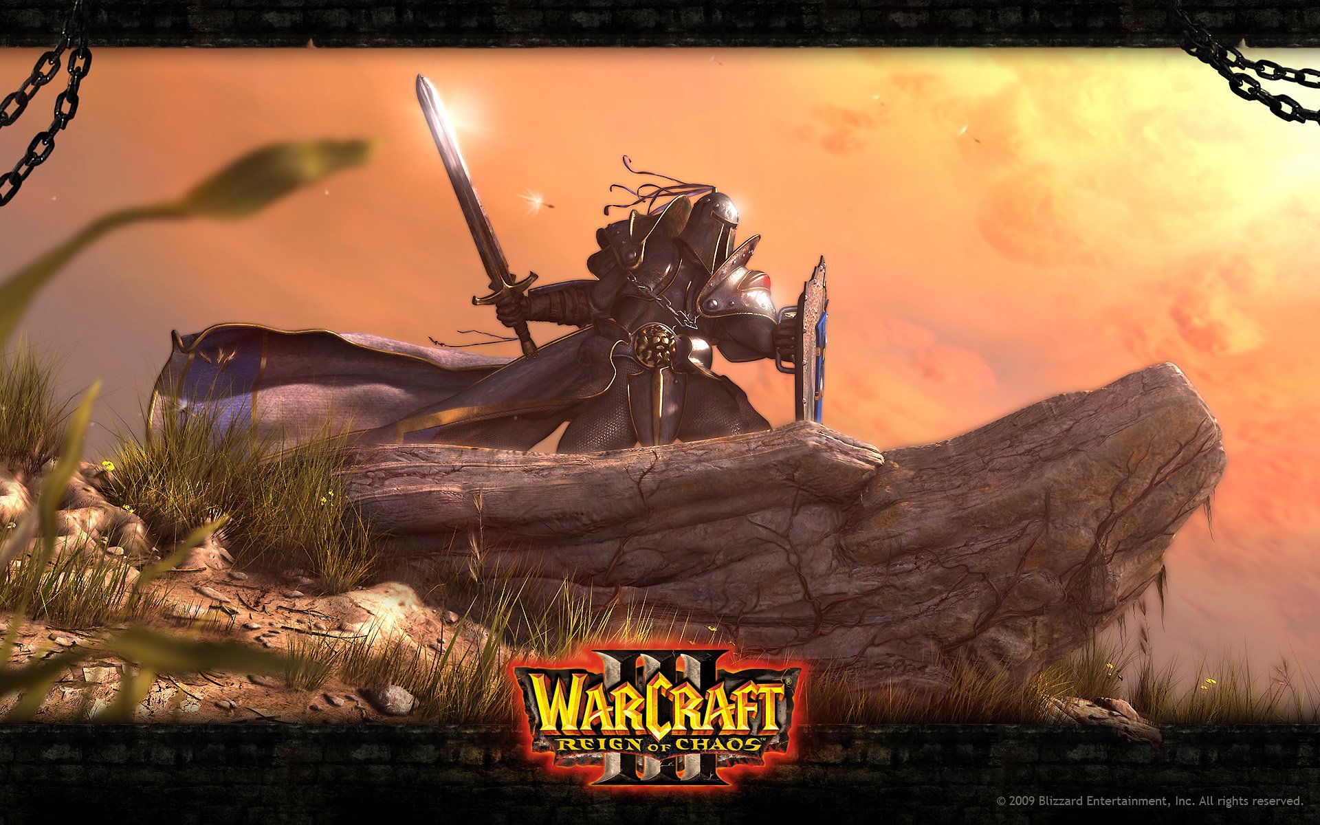 warcraft chaos-herrschaft allianz schwert krieger