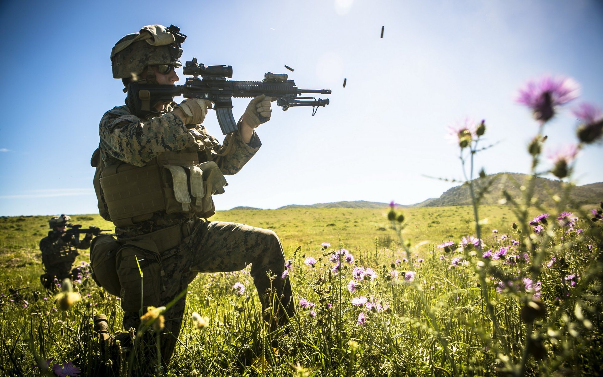 soldado armas ejército