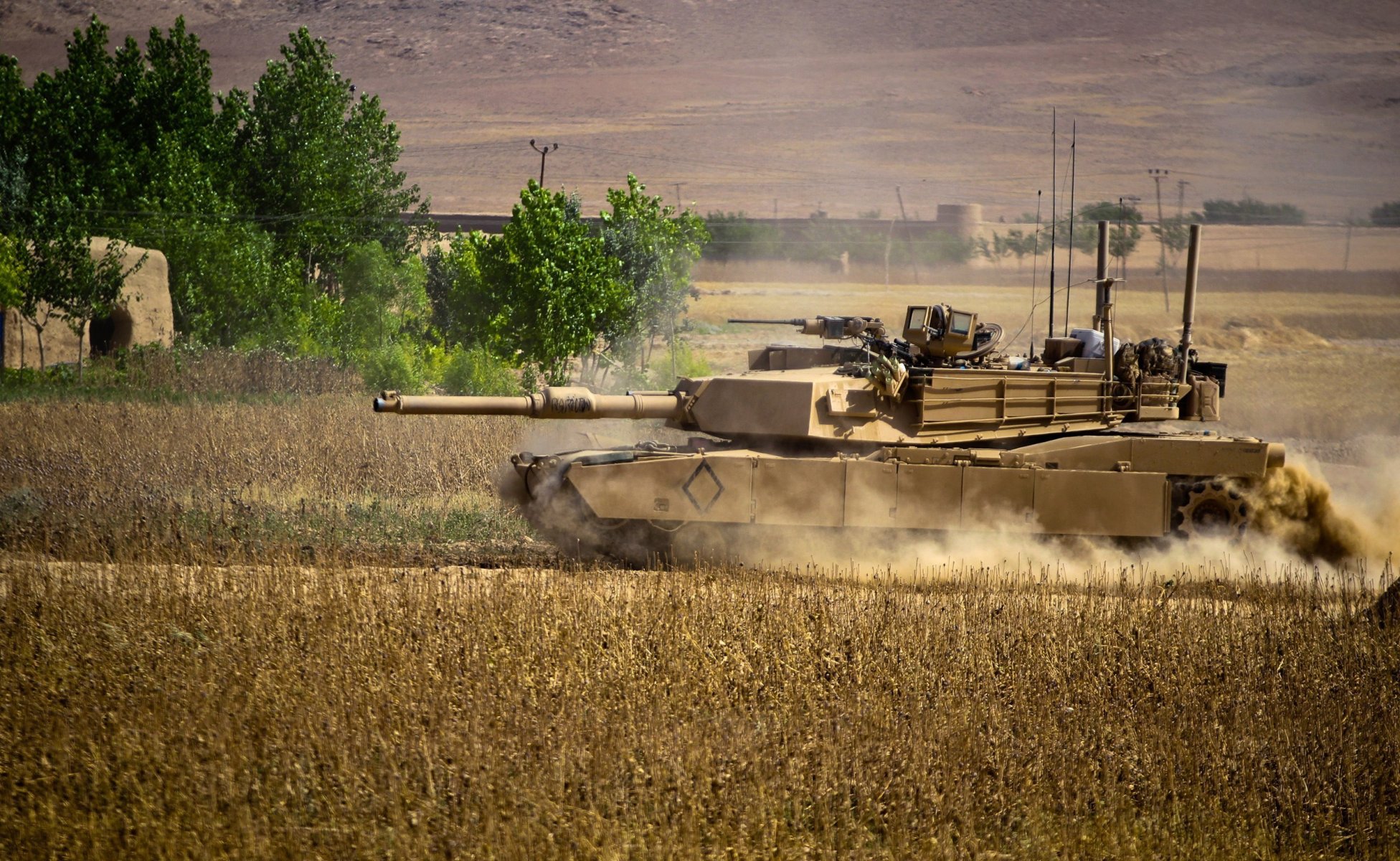 m1 abrams char démocratie afghanistan