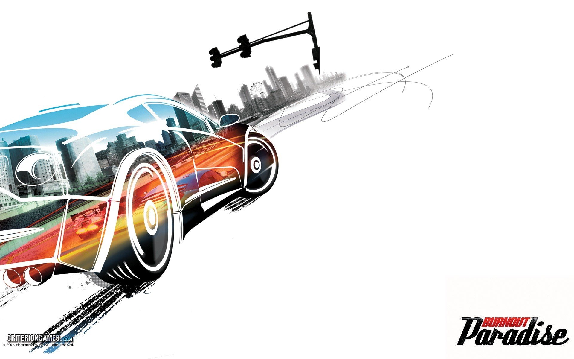 burnout paradise car auto drawing