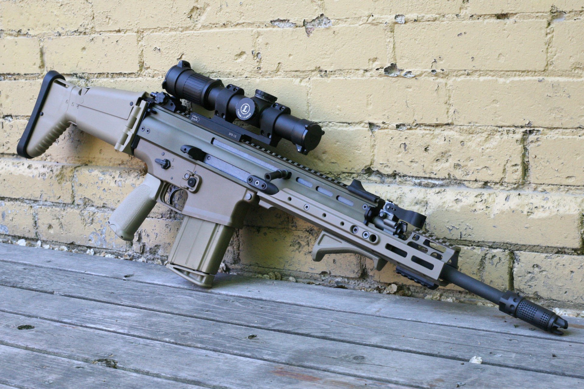 fn scar asalto rifle ametralladora arma