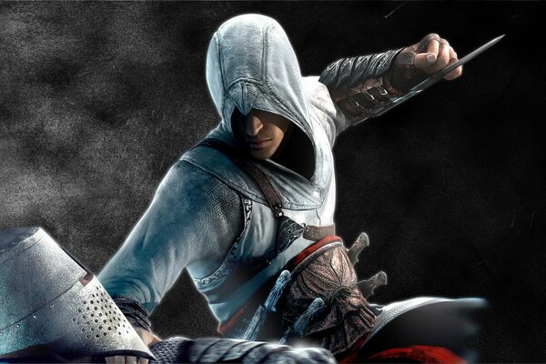 Art économiseur d écran sur le bureau du Jeu assassin Creed Ezio