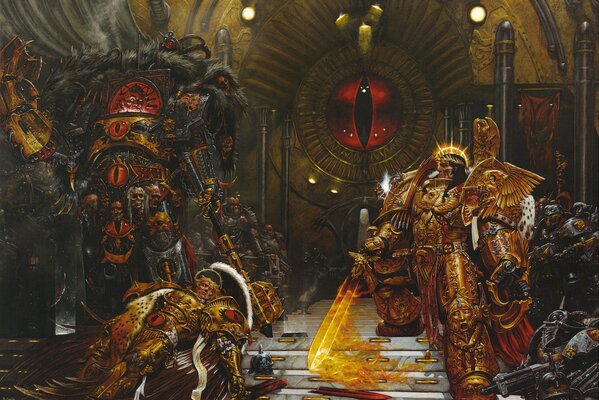 Warhammer 40.000 eremit Chorum und rotem Auge