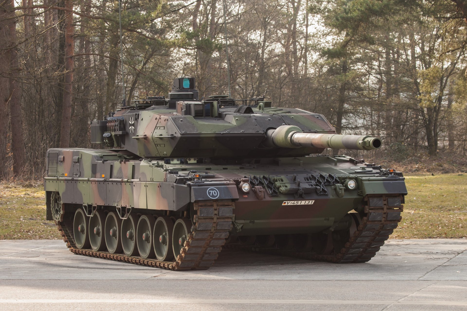 bundeswehr leopard 2a7 combat char