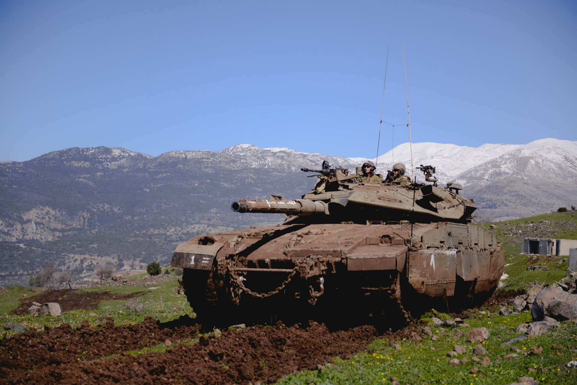 merkava merkava principale serbatoio di battaglia di israele golan alture