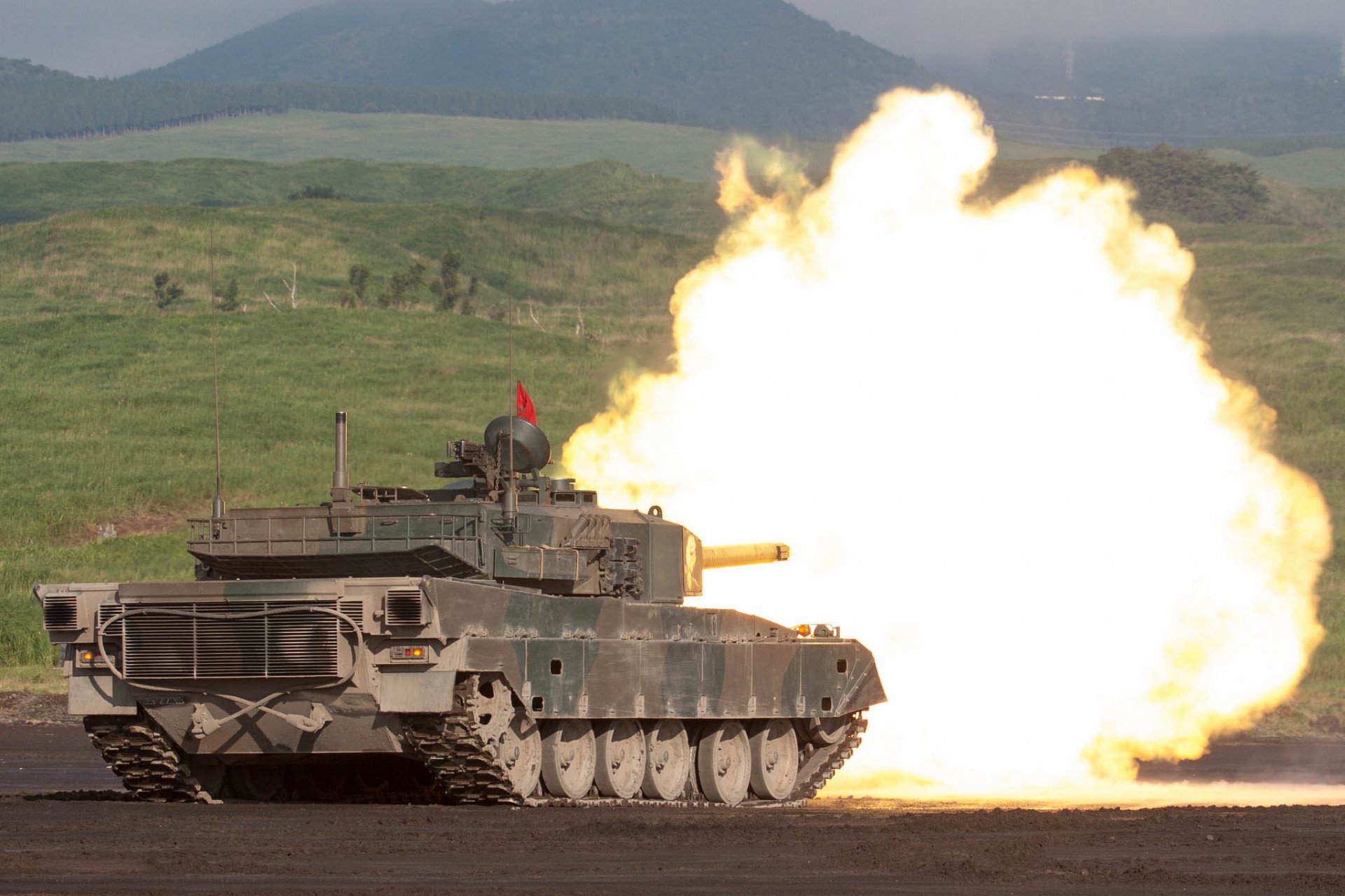 type 90 japonais combat char feu