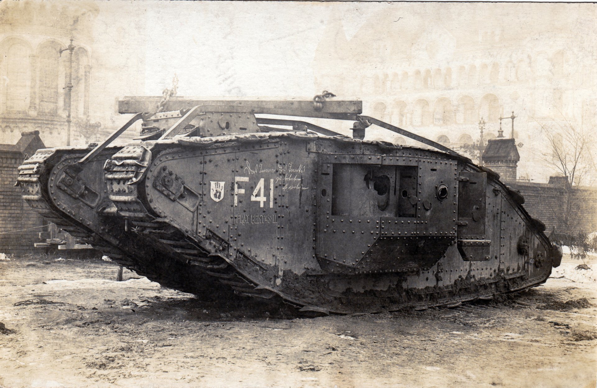 britannico mk-iv carro armato della prima guerra mondiale